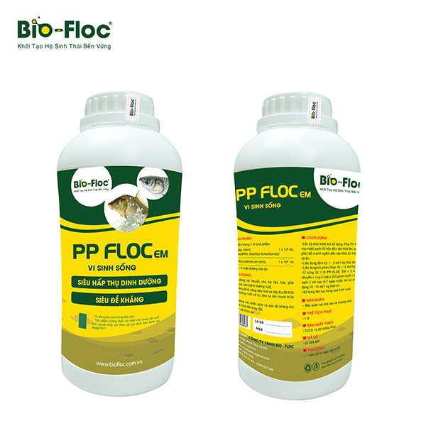 PP FLOC EM vi sinh sống – Siêu hấp thụ dinh dưỡng siêu đề kháng, Vi sinh sống PP FLOC EM